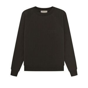 Fear of God Essentials Crewneck Sweatshirt Off Black NWT Size XS